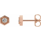 Hexagon Earrings