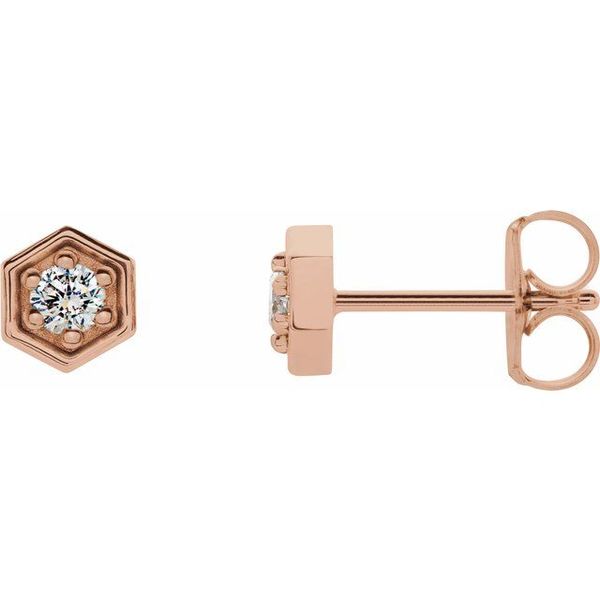 Hexagon Earrings