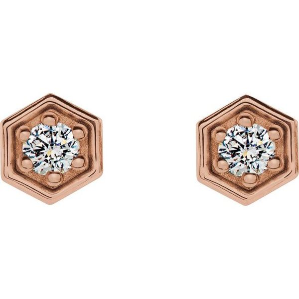 Hexagon Earrings - Image 2