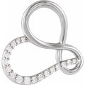 Infinity-Inspired Heart Pendant