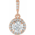 Halo-Style Pendant