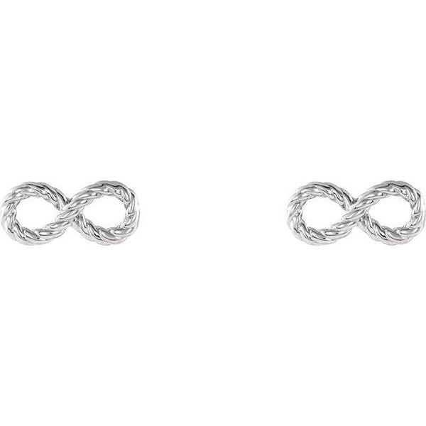 Infinity-Inspired Rope Earrings - Image 2