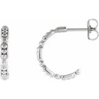 Beaded Hoop Earrings