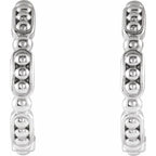 Beaded Hoop Earrings - Image 2