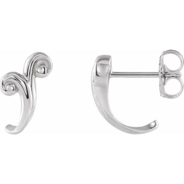 Freeform J-Hoop Earrings