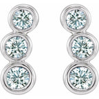 Three-Stone Ear Climbers - Image 2
