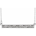 Sculptural Bar Necklace
