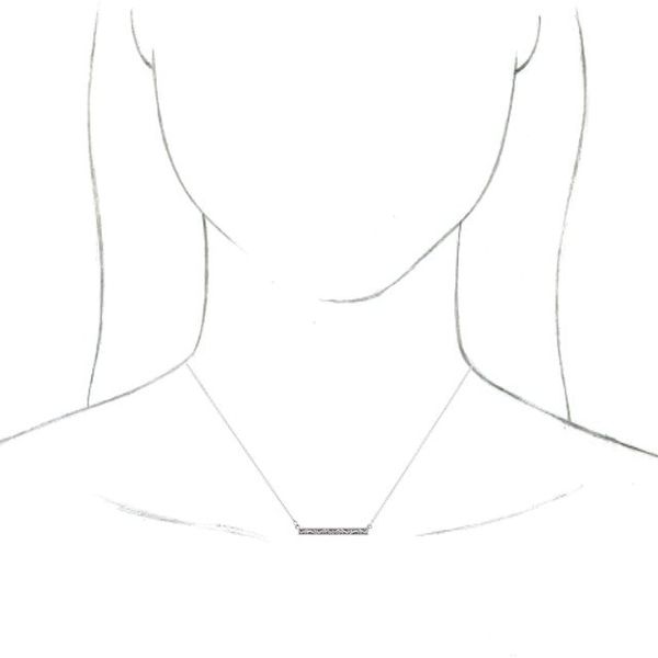 Sculptural Bar Necklace - Image 3