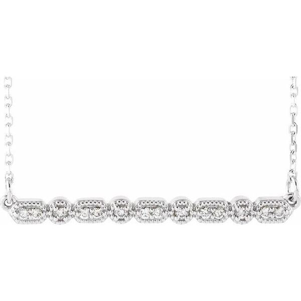 Accented Bar Necklace