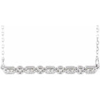 Accented Bar Necklace