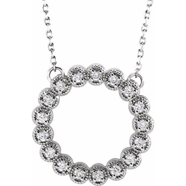 Accented Circle Necklace