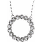 Accented Circle Necklace