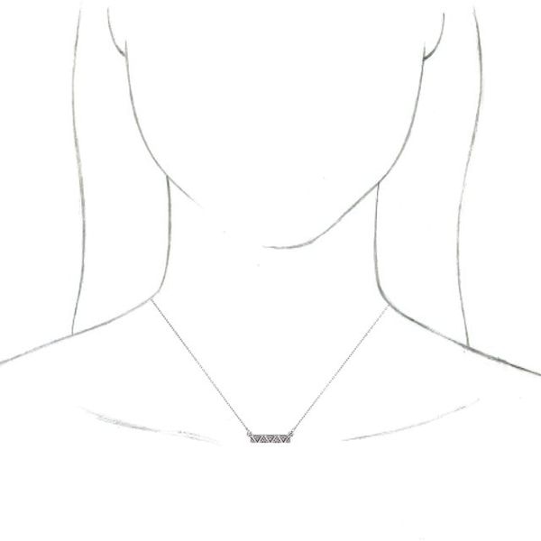 Geometric Bar Necklace - Image 3