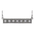 Accented Bar Necklace
