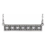 Accented Bar Necklace