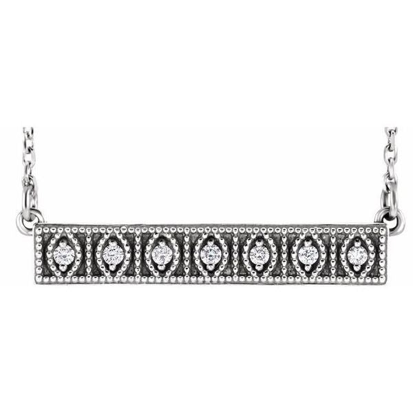 Accented Bar Necklace