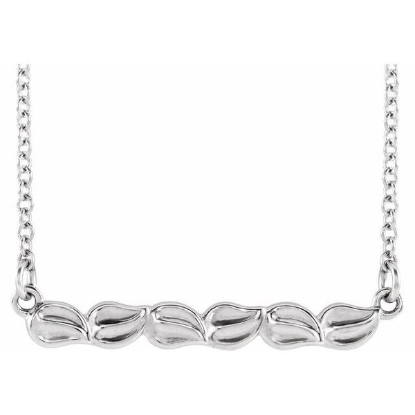 Leaf Bar Necklace