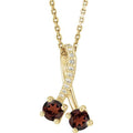 Two-Stone Necklace