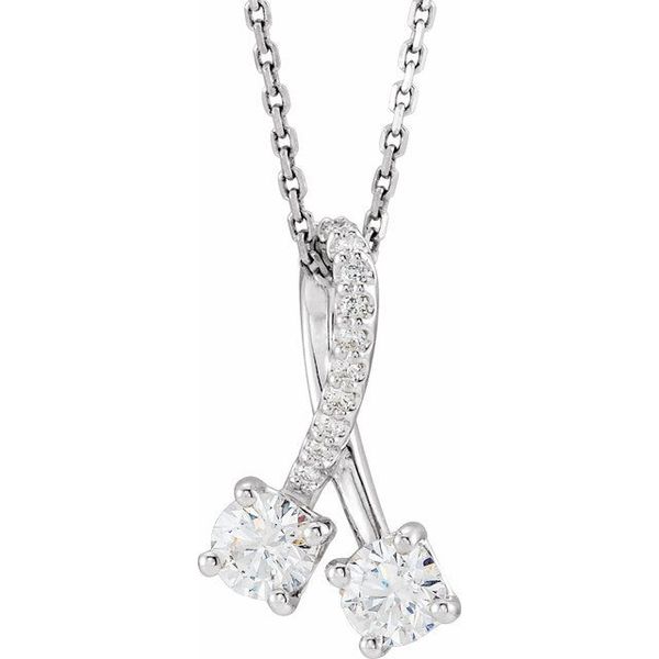 Two-Stone Necklace