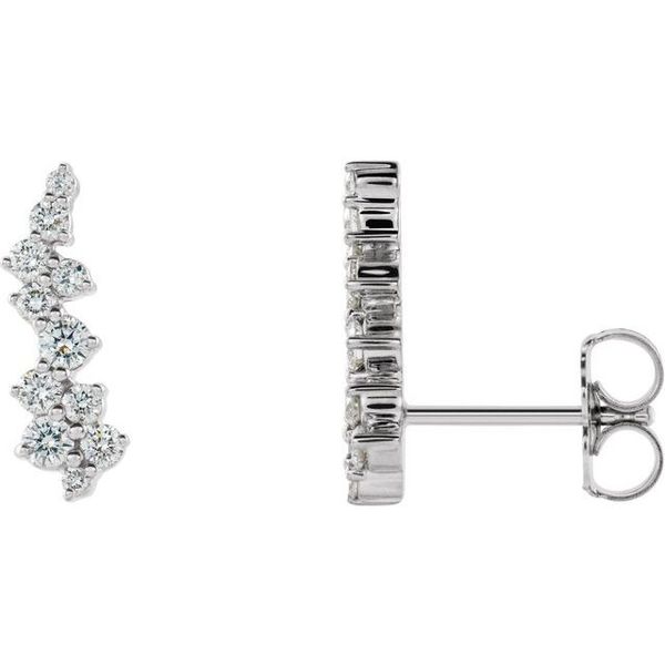 Accented Ear Climbers