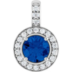 Halo-Style Pendant