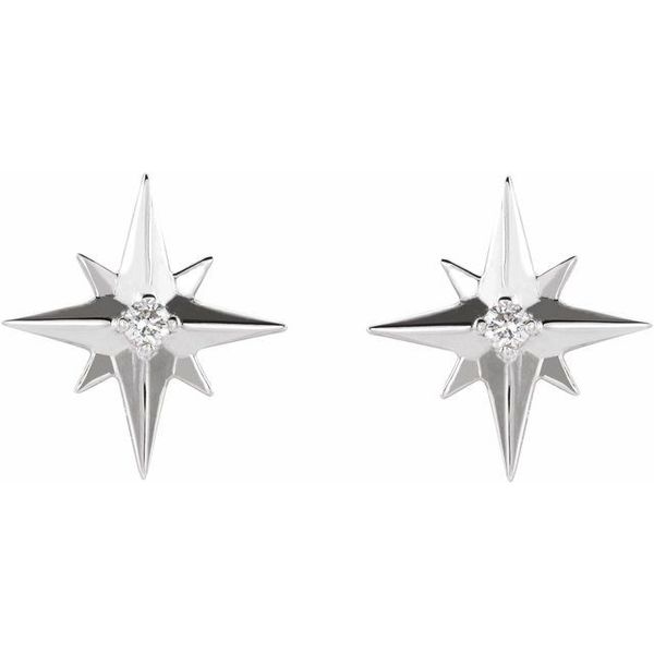 Accented Star Earrings - Image 2
