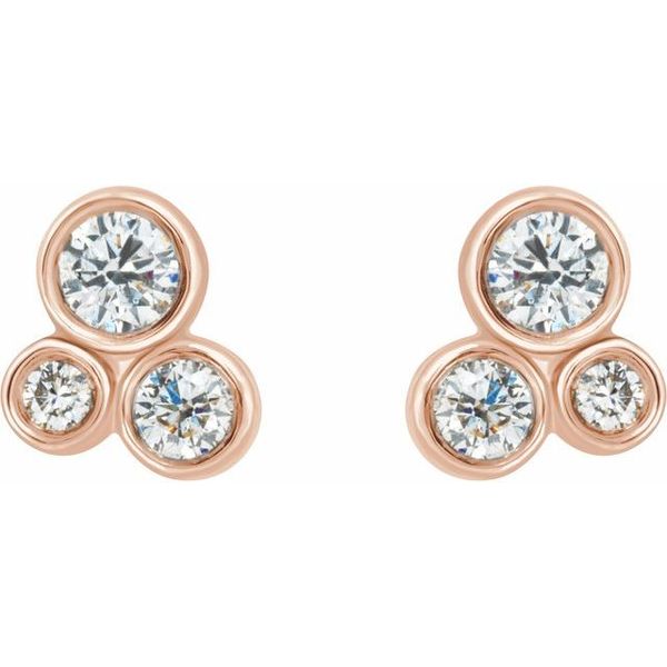 Geometric Cluster Earrings - Image 2