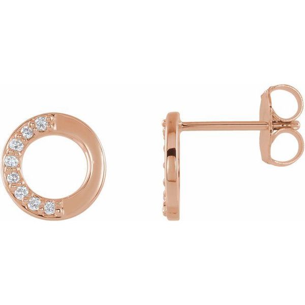 Accented Circle Earrings