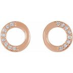 Accented Circle Earrings - Image 2