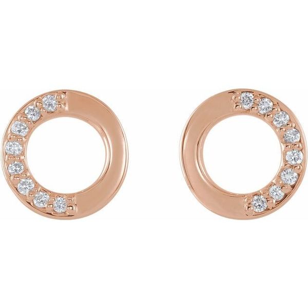 Accented Circle Earrings - Image 2