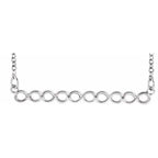 Infinity-Inspired Bar Necklace