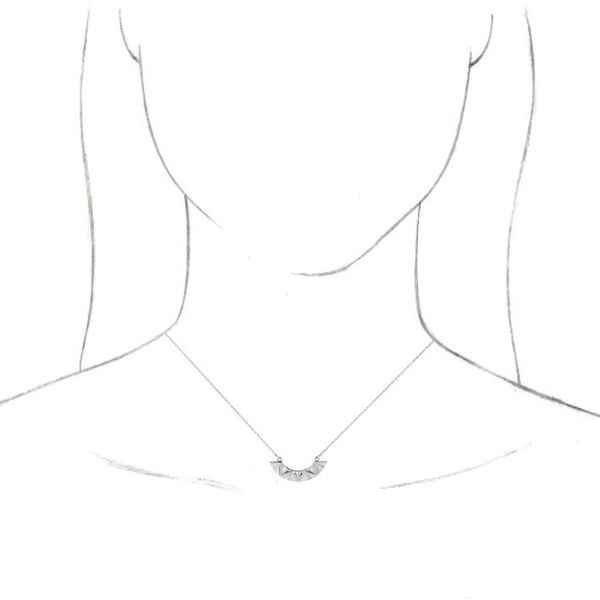 Curved Bar Necklace - Image 3