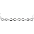 Infinity-Inspired Bar Necklace