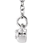 Infinity-Inspired Bar Necklace - Image 2