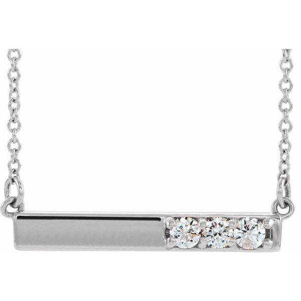 Accented Bar Necklace