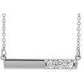 Accented Bar Necklace