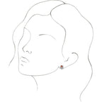 Accented Cabochon Earrings - Image 3
