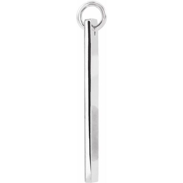 Accented Bar Cross Pendant - Image 2