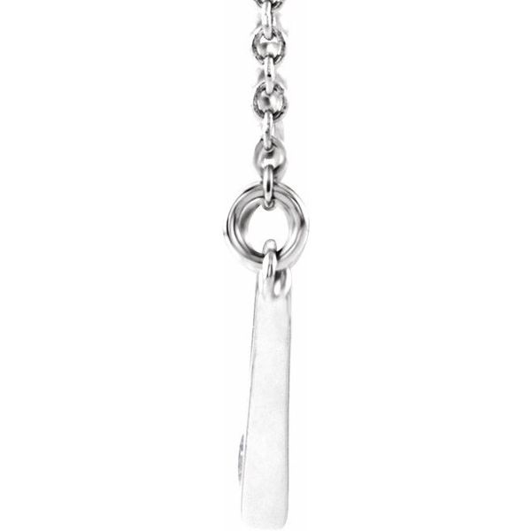 Accented "V" Necklace - Image 2