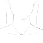 Accented "V" Necklace - Image 3
