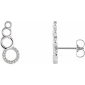 Accented Geometric Ear Climbers