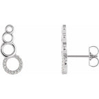 Accented Geometric Ear Climbers