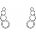 Accented Geometric Ear Climbers - Image 2
