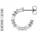 Accented Hoop Earrings