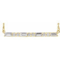 Accented Bar Necklace