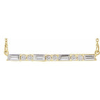 Accented Bar Necklace