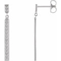 Sculptural Bar Earrings