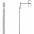 Sculptural Bar Earrings