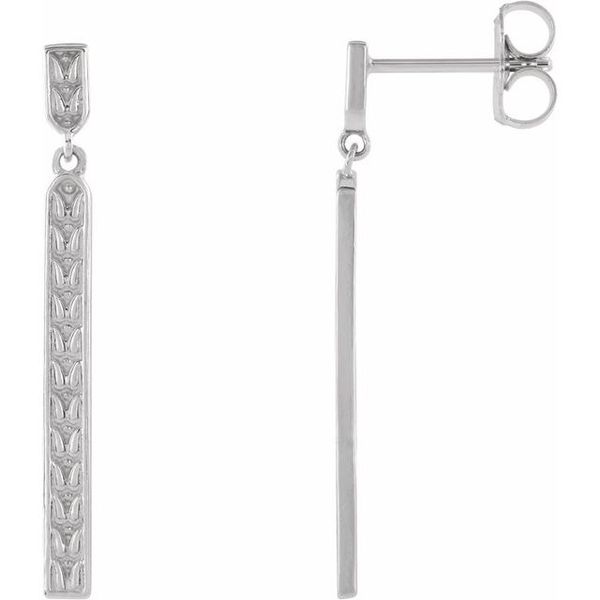Sculptural Bar Earrings