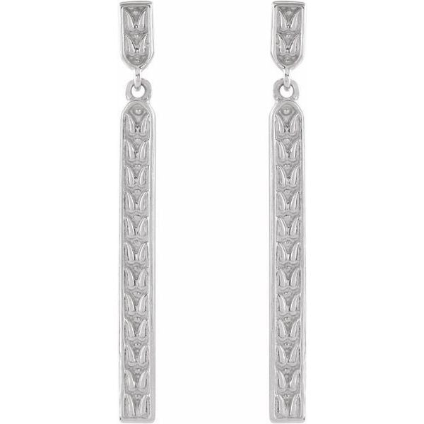 Sculptural Bar Earrings - Image 2